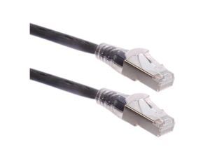 Zespół kablowy kategorii 6a Czarny S/FTP RS PRO