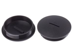 Zaślepka, Czarny M63 x 1.5 Gwintowany, Nylon 66, Zaślepianie, 62.4mm 69.3mm RS PRO