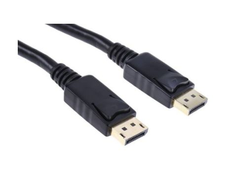 Zespół cyfrowych kabli wideo i monitorowych 3m Męskie DisplayPort to Męskie DisplayPort Czarny