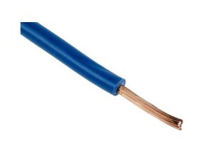 Jednożyłowy kabel sterowniczy CSA 1,5 mm, Maks. +70C 1000 V Niebieski, RS PRO