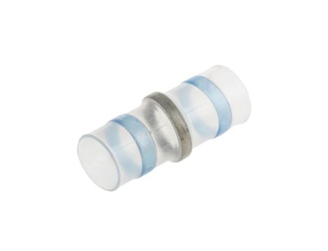 Łącznik lutowany, dł. 35.5mm, Ø kabla 5.8 → 11.5mm, kolor: Niebieski, materiał: Polietylen o niskiej gęstości,