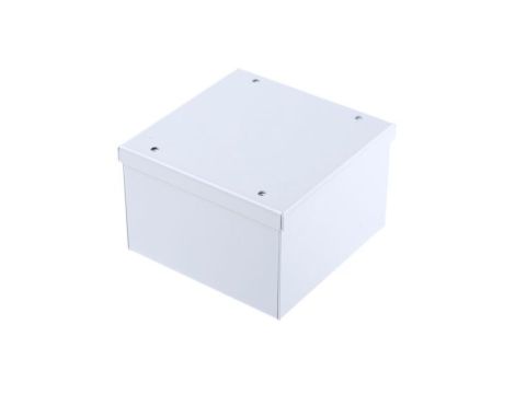 Obudowa urządzeń elektronicznych, Stal walcowana na zimno, Szary, 120 x 120 x 80mm, RS PRO