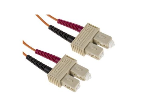 Kabel światłowodowy, średnica: 50/125m, OM2 Wielomodowy, Pomarańczowy, SC/SC