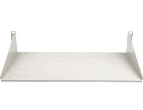 Pólka szafy serwerowej, 2U, typ: Półka wspornika, maks. obciążenie: 25kg, Stal, Szary