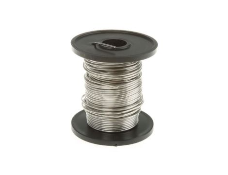 Drut oporowy +1150C Stop niklu i chromu 1.22mm Jednordzeniowy Maksymalnie +1150 C. RS PRO