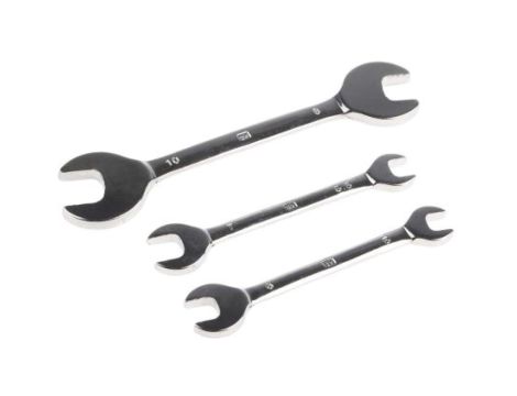 Zestaw narzędzi nastawnych 3 szt. Stal chromowo-wanadowa, RS PRO