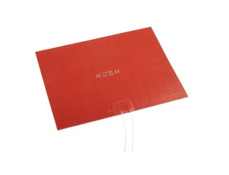 Silicone Heater Mat 30 W 12 V DC 150 x 200mm