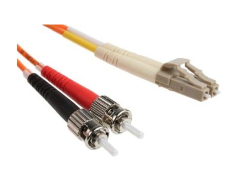 Kabel światłowodowy, średnica: 62.5/125m, OM1 Wielomodowy, Pomarańczowy, LC/ST