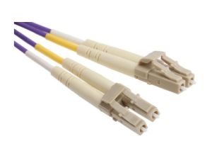 Kabel światłowodowy, średnica: 50/125m, OM3 Wielomodowy, Fioletowy, LC / LC