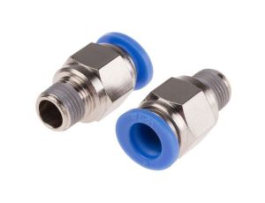 Adapter gwintowany prosty gwint – rura, 10 barów