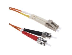 Kabel światłowodowy, średnica: 62.5/125m, OM1 Wielomodowy, Pomarańczowy, LC / ST