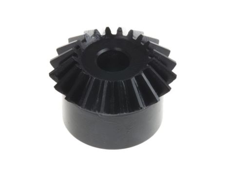 Przekładnia stożkowa, Stal, zęby: 20, Skośne, skok: 1.5mm, kąt: 20, otwór: 8mm