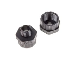 Adapter do dławnic kablowych, M12 → M16, materiał: Nylon 66, kolor: Czarny, RS PRO