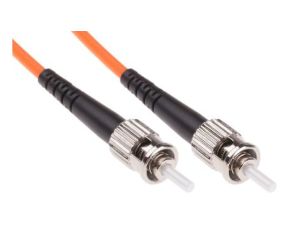 Kabel światłowodowy, średnica: 62.5/125m, OM1 Wielomodowy, Pomarańczowy, ST / ST