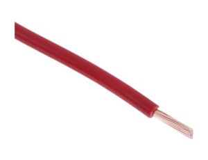 Jednożyłowy kabel sterowniczy CSA 1 mm, Maks. +70C 1000 V Czerwony, RS PRO