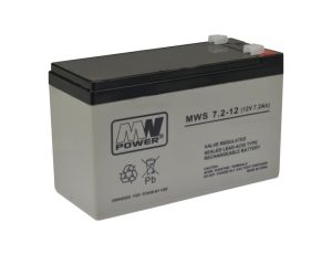Akumulator VRLA AGM 12V 7.2Ah (żywotność 3-5lat) MWS 7.2-12