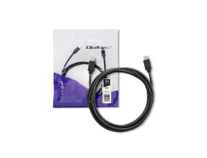 Qoltec Kabel USB 3.1 typ C męski USB 3.1 typ C męski 3m Czarny