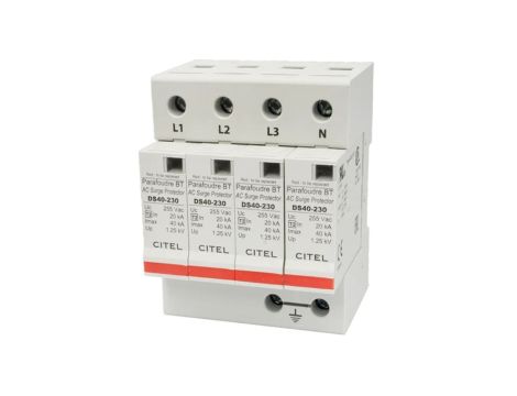 Ogranicznik przepięć ochronnik Typ T2 C 80/160kA 4P - CITEL C461502
