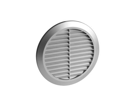 Kratka wentylacyjna fi 100mm satyna siatka T30SS