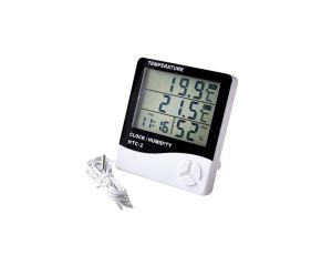 Termometr zewnętrzny z wilgotnościomierzem pokojowy LCD AJJ-HTC-2