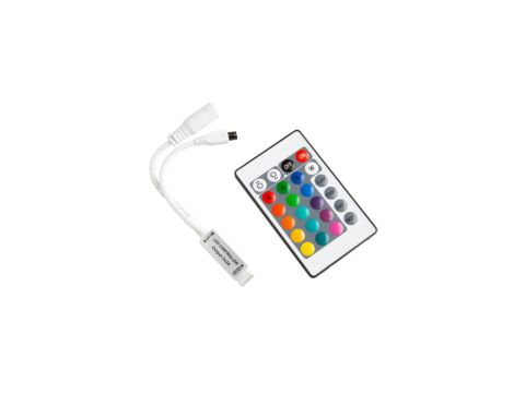 STEROWNIK LED RGB IR 24 PRZYCISKI 6A 72W EC79456