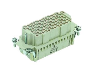 Złącze prostokątne żeńskie Han bez styków 72pin 250V 09160723101