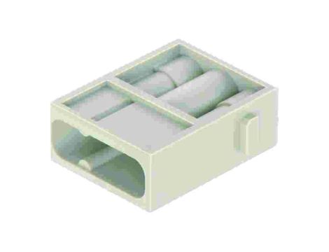 Złącze prostokątne Han Modular bez styków 690V 09140033001