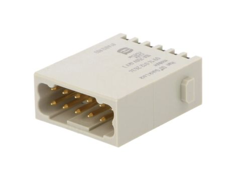 Złącze prostokątne Han męskie 250V 09140122634