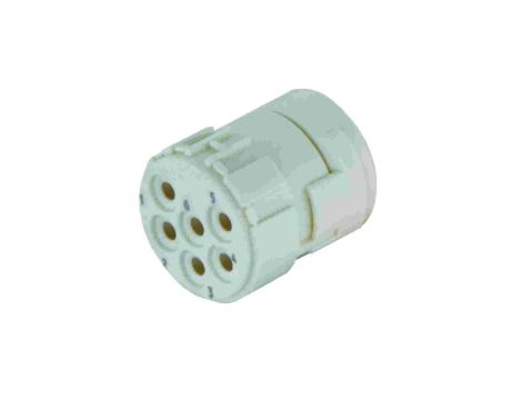Złącze okrągłe M23 żeńskie bez styków 6pin 300V 09151063101