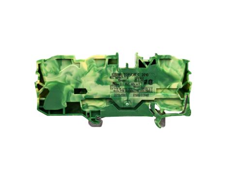 Złączka szynowa ochronna 3-przewodowa 10mm2 żółto-zielona 2010-1307 TOPJOBS