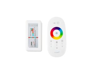 STEROWNIK LED RGB 18A 216W RF Z BIAŁYM PILOTEM DOTYKOWYM