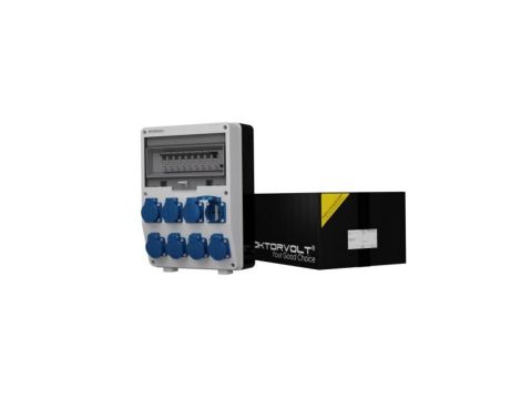 Rozdzielnica budowlana TD-S/FI 8x230V Schuko Doktorvolt 2824