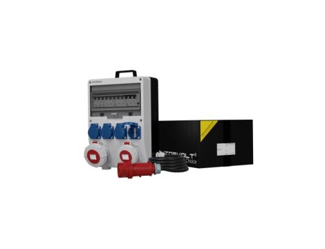 Rozdzielnica budowlana z kablem TD-SFI SKH 32A 16A IP67 4x230V Schuko Doktorvolt 9733