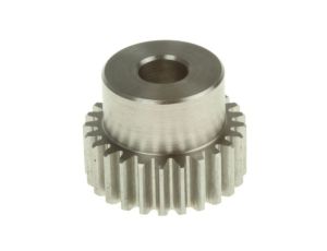 Koło zębate walcowe, moduł: 1, l.zębów: 25, śr. piasty: 20mm, śr. otworu: 8mm, Stal nierdzewna