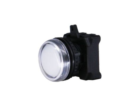 Światło kontrolne – reflektor, kolor: Biały, otwór: 22.5mm, IP65, Montaż panelowy