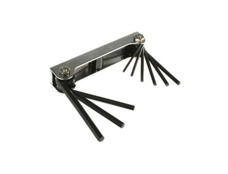 Zestaw kluczy imbusowych, 5/64 3/32 7/64 1/8 9/64 5/32 3/16 7/32 1/4 cala, 9 szt. 1/4 in, 1/8 in, 3/16 in, 3/32