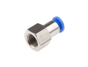 Adapter gwintowany prosty gwint – rura, 10 barów