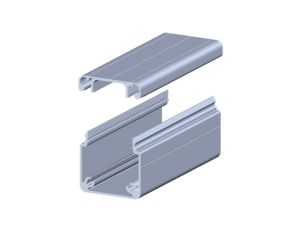 Zarządzanie kablami w systemach konstrukcyjnych 2m, Fits 8mm Groove