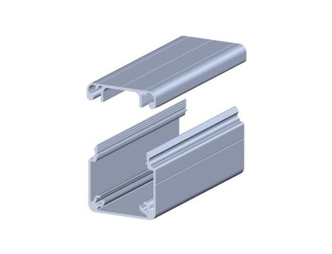 Zarządzanie kablami w systemach konstrukcyjnych 2m, Fits 8mm Groove