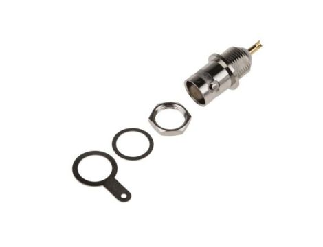 Złącze BNC, 50, 4GHz, Żeński, Lutowane, Montaż na panelu