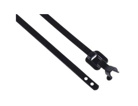 Opaska kablowa 230mm 5 mm Stal nierdzewna z powłoką poliestrową 100 sztuk RS PRO