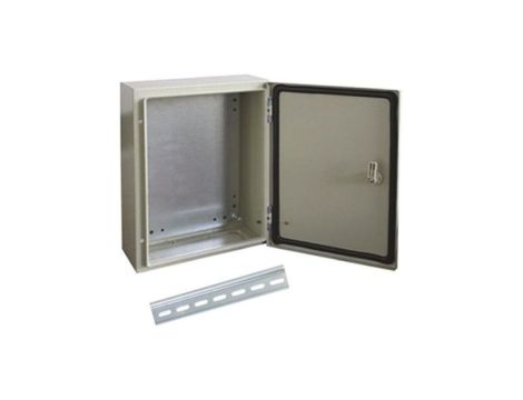 Szafka ścienna rozdzielcza Szary, materiał: Stal, IP66, 800 x 600 x 210mm, RS PRO