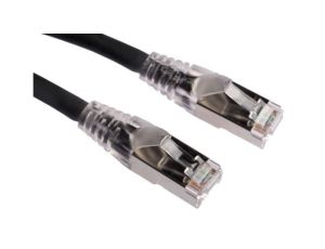 Zespół kablowy kategorii 6a Czarny S/FTP RS PRO