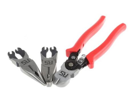 Szczypce, 180 mm, materiał: Stal węglowa o wysokiej zawartości węgla, RS PRO