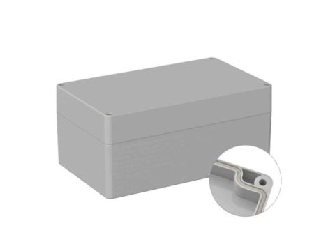 Obudowa ogólnego użytku ekranowana Szary IP66 Silikon, 120 x 200 x 90mm, RS PRO 5U3