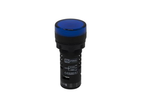 Lampka kontrolna w komplecie z układem testowym, Ø 22mm, IP65, RS PRO