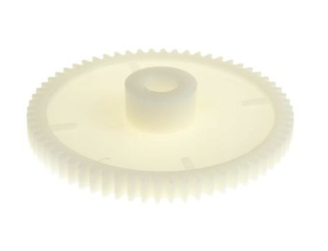 Koło zębate walcowe, moduł: 1, l.zębów: 64, śr. piasty: 18mm, śr. otworu: 8mm, POM