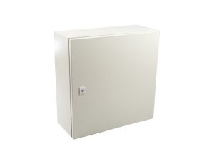 Szafka ścienna rozdzielcza RAL 7032, materiał: Stal, IP66, 500 x 500 x 210mm, RS PRO