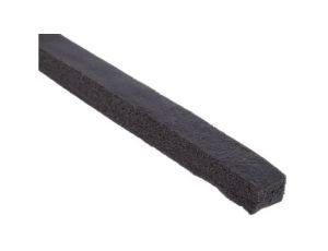 Taśma piankowa, 10m x 12mm x 10mm, kolor: Czarny, RS PRO