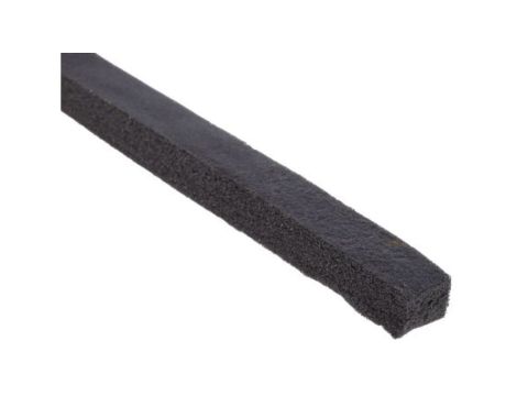 Taśma piankowa, 10m x 12mm x 10mm, kolor: Czarny, RS PRO